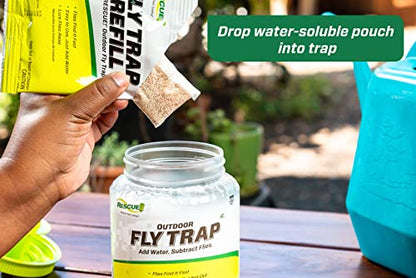 RESCUE! Outdoor Fly Trap - Reusable - style: Trap