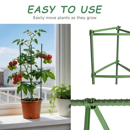 100pcs Garden Stakes Arms for Tomato Cage, 11mm, No Stake - size: 11mm/0.43inch