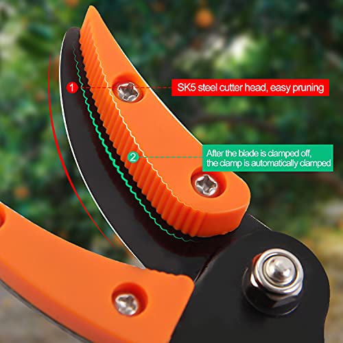KSEIBI 143010 Long Reach Bypass Pruner, 3.5 ft (1.0m) - size: 3.5 ft