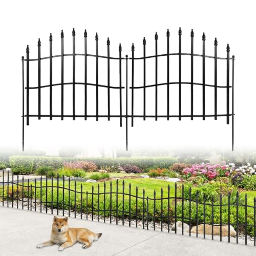 No Dig Garden Fence Panels, 10 Panels, 24in H x 22ft L - size: 10 Panels - 24in(H) x 22ft (L)