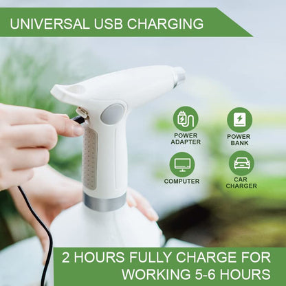 Electric Spray Bottle, Plant Spray 0.26 Gallon with Adjustable Nozzle for Garden, Indoor and Outdoor Plant, Also Works as Automatic Sprayer Mister