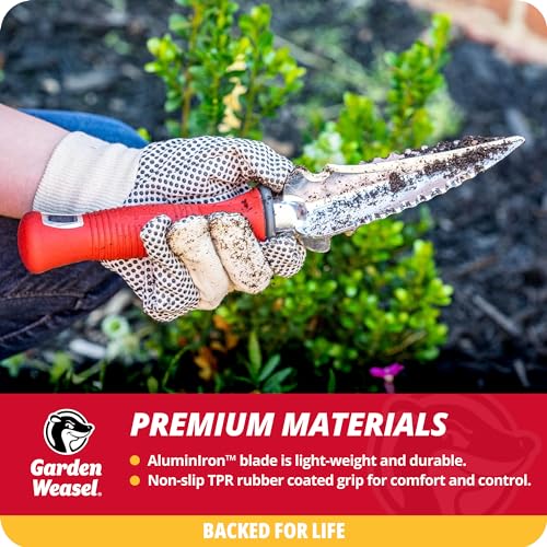 Garden Weasel Multi-Use Transplanter Trowel for Digging Planting Weeding
