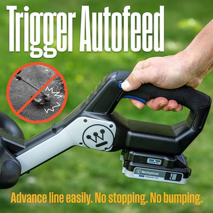 Westinghouse 20V 2-in-1 Cordless String Trimmer and Edger, 12 Inch Cutting Path with 2.0Ah Battery and Charger - style: 20V String Trimmer