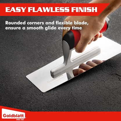 Goldblatt 3 Pieces Venetian Plaster Trowel Set, Drywall Tools for Finishing