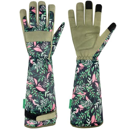Gardening Gloves for Women, Rose Pruning Gloves Thorn Proof, Breathable, Anti Scratch, for Yard & Outdoor Work