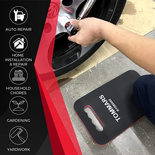 TOMMARS 0.9 Inch Thick Mechanic Kneeling Pad, 15.55 x 9.25 Inches - size: 9.25in Length-Unfodable