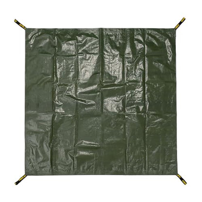 GUARD SHIELD Leaf Tarp with Handles, 6x6 Feet Tarps for Leaves, Heavy Duty Waterproof Tarps for Leaf Cleanup, Waste Debris Removal. - size: 6x6 Feet
