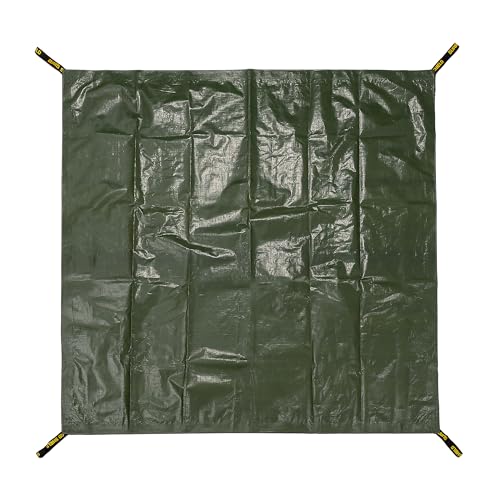 GUARD SHIELD Leaf Tarp with Handles, 6x6 Feet Tarps for Leaves, Heavy Duty Waterproof Tarps for Leaf Cleanup, Waste Debris Removal. - size: 6x6 Feet