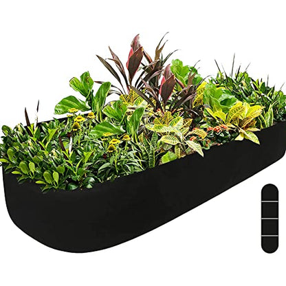 Fabric Raised Garden Bed, Garden Grow Bag for Vegetables, 2 x 8 ft - size: 8×2×1ft