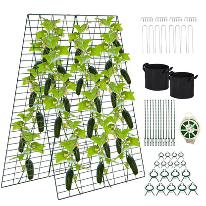 Foldable Cucumber Trellis 48" L x 34" W - size: 48" L x 34" W