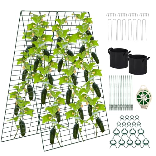 Foldable Cucumber Trellis 48" L x 34" W - size: 48" L x 34" W