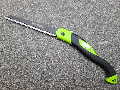 7” Folding Branches Cut Hand Saw, Pruning Saw with SK5 High Carbon Steel Blade Silky Pocketboy Saw for Tree Trimming,Wood Cutting, Camping Tool, Backpacking Landscaping Tool