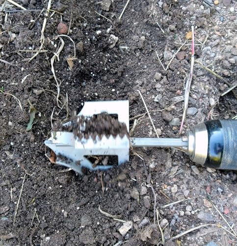 Garden Groomer - Soil Tiller, Weed Remover, Soil Digger, Auger, Drill Attachment for Gardening