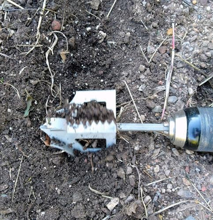 Garden Groomer - Soil Tiller, Weed Remover, Soil Digger, Auger, Drill Attachment for Gardening