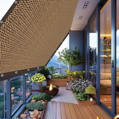 80% Shade Cloth -4x20FT Sunblock Net with Grommet,Lightweight and Durable UV Protection,Shade Cloth for Garden Patio Pergola Balcony Plants Greenhouse Dog Kennel Chicken Coop Outdoor - size: 4X20FT