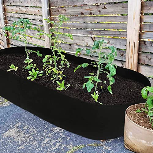 Fabric Raised Garden Bed, Garden Grow Bag for Vegetables, 2 x 8 ft - size: 8×2×1ft
