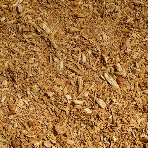 GARDENWISE Premium Gold Wood Mulch for Landscaping, Gardens, Lawns, Potting Media, and Potted Plants (0.2 CF - 4.8 L - 5 QTS) - color: Gold Wood Mulch, size: 0.2 CF - 4.8 L - 5 QTS