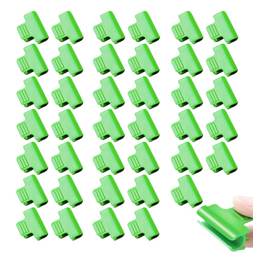 40pcs 11mm Garden Hoops for Netting, Greenhouse Film Cover Clamps - color: 11mm, size: 40pcs