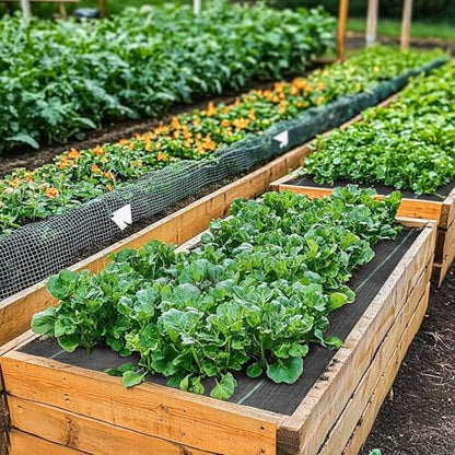 6.5FT x 32FT Weed Barrier Control Woven Garden Weed Landscape Fabric Heavy Duty Ground Cover