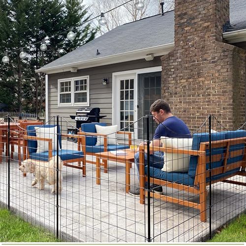 Zippity 39in H Black Metal Fence, DIY Fence Kit - color: 39" Tall (5 Panels)