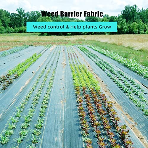 6.5ft X 330ft Weed Barrier Landscape Fabric Heavy Duty, Premium 3.2 oz Ground Cover Weed Block Gardening Mat, Easy Setup & Superior Weed Control, for Erosion Control, Weed Barrier - size: 6.5*330FT & 3.2oz