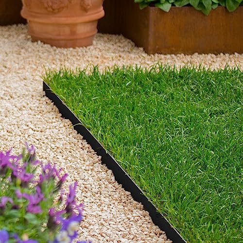 WORTH Garden 33 ft. Metal Landscape Edging, Lawn Edging for Landscaping - color: Powder-Coated Black