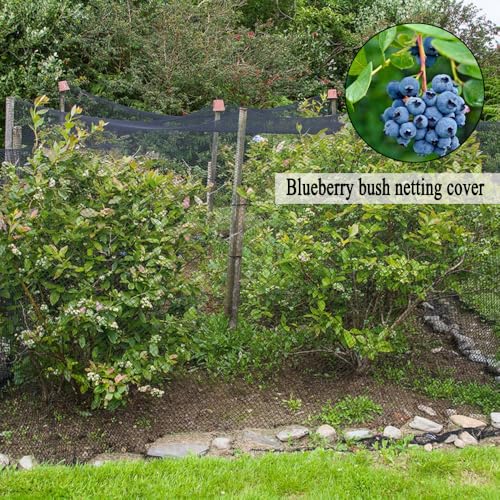 Junflying Bird Netting, 10x30 FT – 1/2" Mesh, Woven Garden Netting - size: 10x30 FT-1/2"