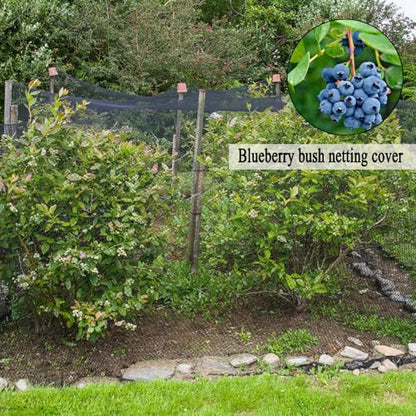 Junflying Bird Netting, 10x30 FT – 1/2" Mesh, Woven Garden Netting - size: 10x30 FT-1/2"