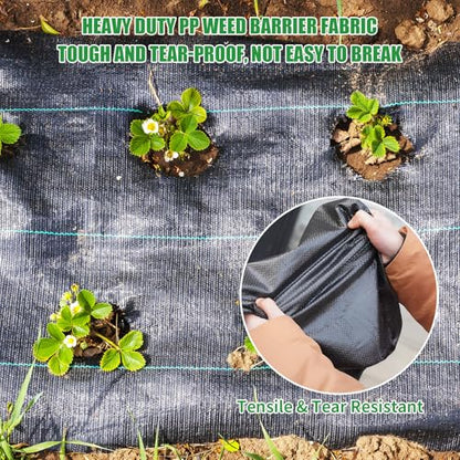 Weed Barrier Landscape Fabric Heavy Duty 4 Ft X 105 Ft