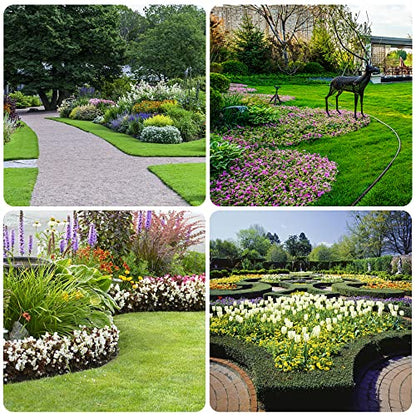 30 FT Grass Barrier Landscape Edging Coil, 5" Depth Terrace Board Edging - color: 30FT