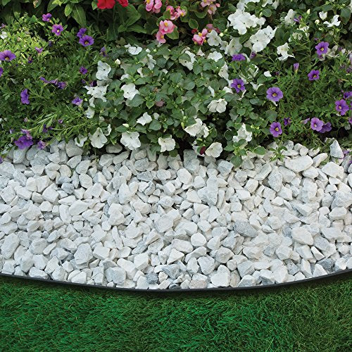 EasyFlex No-Dig Landscape Edging Kit - 100 ft., Black - style: 100 ft traditional