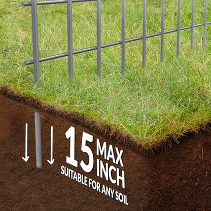 Dig Defence Original Animal Barrier Garden Fence, X-Large, 6 Pack - size: 6 Count