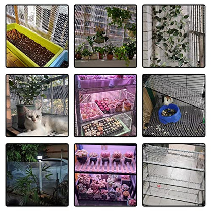 Upgraded 15.7IN x 33FT ABS Plastic Chicken White Wire Fence Mesh, Poultry Fencing, Hexagonal Fencing Wire for Gardening, Construction Barrier Netting, Chicken Wire Frame Crafts, Floral Netting - color: White