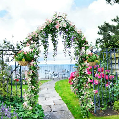 Heavy Duty Garden Arch Trellis for Climbing Plants Garden Arbor Arches