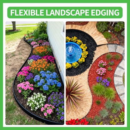 Kryonix 3 in x 50 ft Landscape Edging with Stakes - size: 3IN x 50FT
