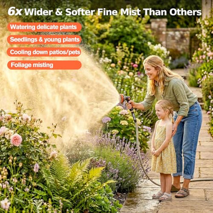 Rosy Earth 50ft Stainless Steel Garden Hose, Heavy Duty Metal Water Hose - size: 50FT