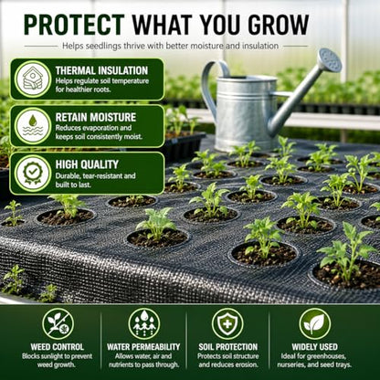 4x300 FT Heavy Duty Weed Barrier Landscape Fabric, Ground Cover - size: 4FTx300FT-3OZ