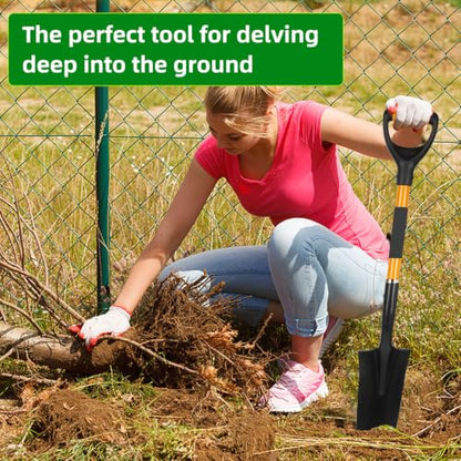 Spade Shovel, Drain Spade - style: D-handle