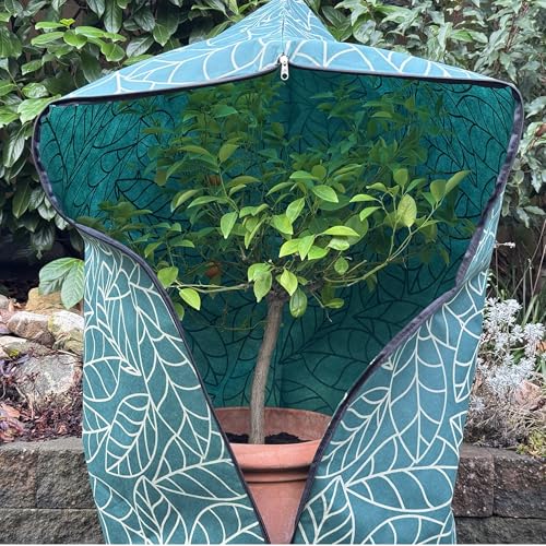 Plant Covers Freeze Protection 32"x47" | 2-Pack Winter Frost Blankets - size: 32 x 47 In
