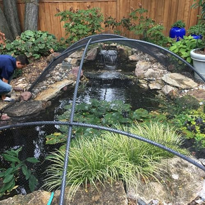 Pond Netting 15x40 Ft, 1/2 in Woven Fine Mesh Leaf Net - size: 15x40 FT