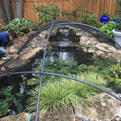Pond Netting 20x40 Ft, 1/2 in Woven Fine Mesh Pond Leaf Net - size: 20x40 FT