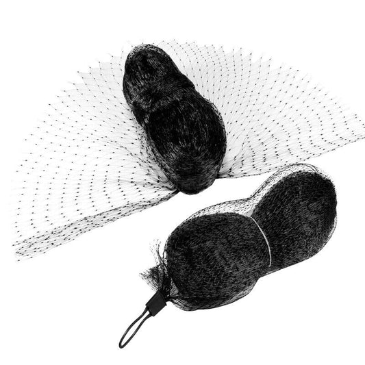 Bird Netting - 16ft Garden Mesh Netting, Heavy Duty Reusable Polyethylene Netting Material for Garden Protection, Garden Fence Netting for Birds Deer Squirrels Chicken & Rabbit - color: Black, size: 7×16Ft