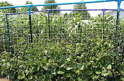 Soft Mesh Nylon Trellis Netting Roll - 5 x 350 ft Heavy Duty Garden Netting for Climbing Plants,Garden Melons Vegetables, Grape Racks, Hydroponic, 5x350ftnet