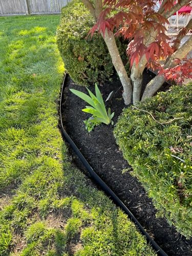 5Pcs - 48'' L x 6'' H Steel Landscape Edging Edging for Landscaping Hammer in Metal Landscape Edging Border for Garden Courtyard No-dig Hammer in Edging with Gloves(20FT Total Length) - color: 48'' L x 6'' H, style: 5 Pack