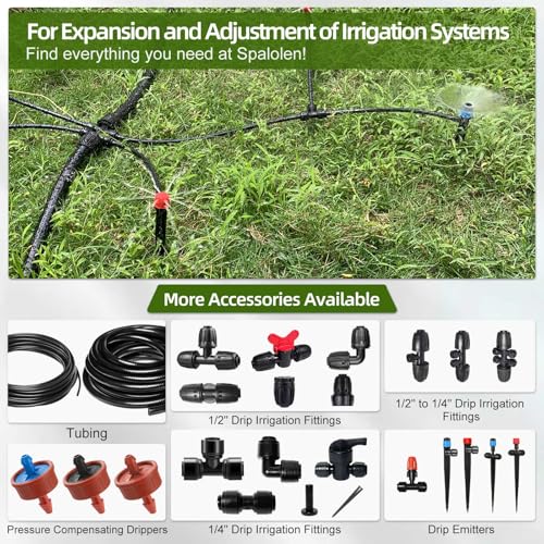 100 Pack Drip Irrigation Stakes for 1/8 to 1/4 Inch Drip Irrigation Tubing Hose Irrigation Support Stakes 5.79 Inch High Suitable for Raising the Height of Drip Emitters/Heads or Drip Irrigation Parts - size: 100PCS Drip Irrigation Stakes