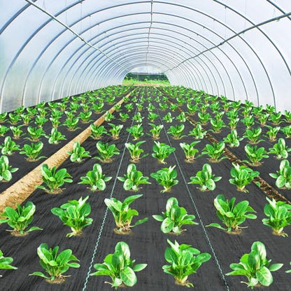 Pattiumo Weed Barrier Fabric 4x100FT Landscape Fabric 3.2oz Weed Barrier Fabric Heavy Duty for Landscaping Fabric Garden Fabric Weed Barrier Weed Blocker Garden Bed Cover, Commercial Driveway - size: 4x100 FT