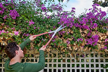 Corona Tools PrecisionCUT Aluminum Hedge Shear – Lightweight Hedge Clippers for Trimming Hedges, Shrubs & Bushes, Garden Landscaping Shears