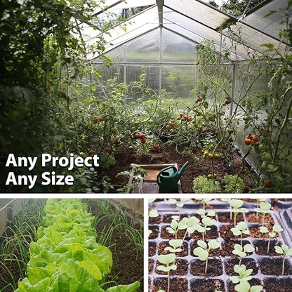 Handy Pantry Black Plastic Garden Tray Inserts - 5 Sheets of 36 Planting Pot Cells Each - 2x3 Nested x6 Configuration - Perforated - Nursery, Greenhouse, Gardening - size: 5 Sheets