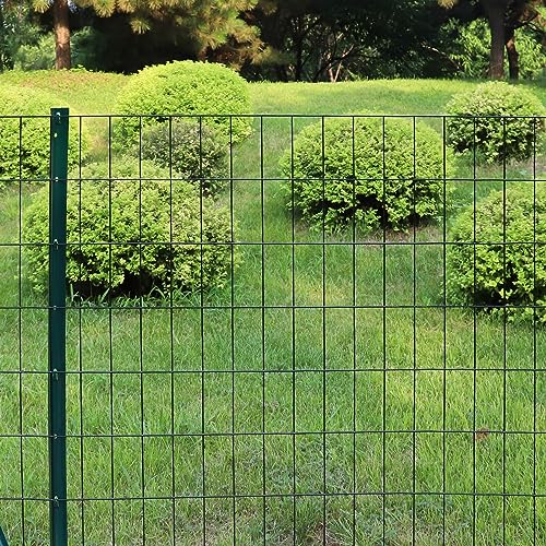 Black PVC Coated Welded Wire Fence 36" x 50' Roll, 2"x4" Mesh, 14 Gauge - color: Black, size: 2''x4'' 14GA 36''x50'
