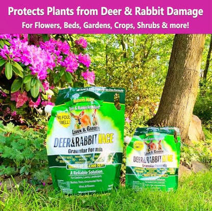 Nature's MACE Deer & Rabbit Repellent 75 lb Granules - size: 75 Pound (Pack of 1)